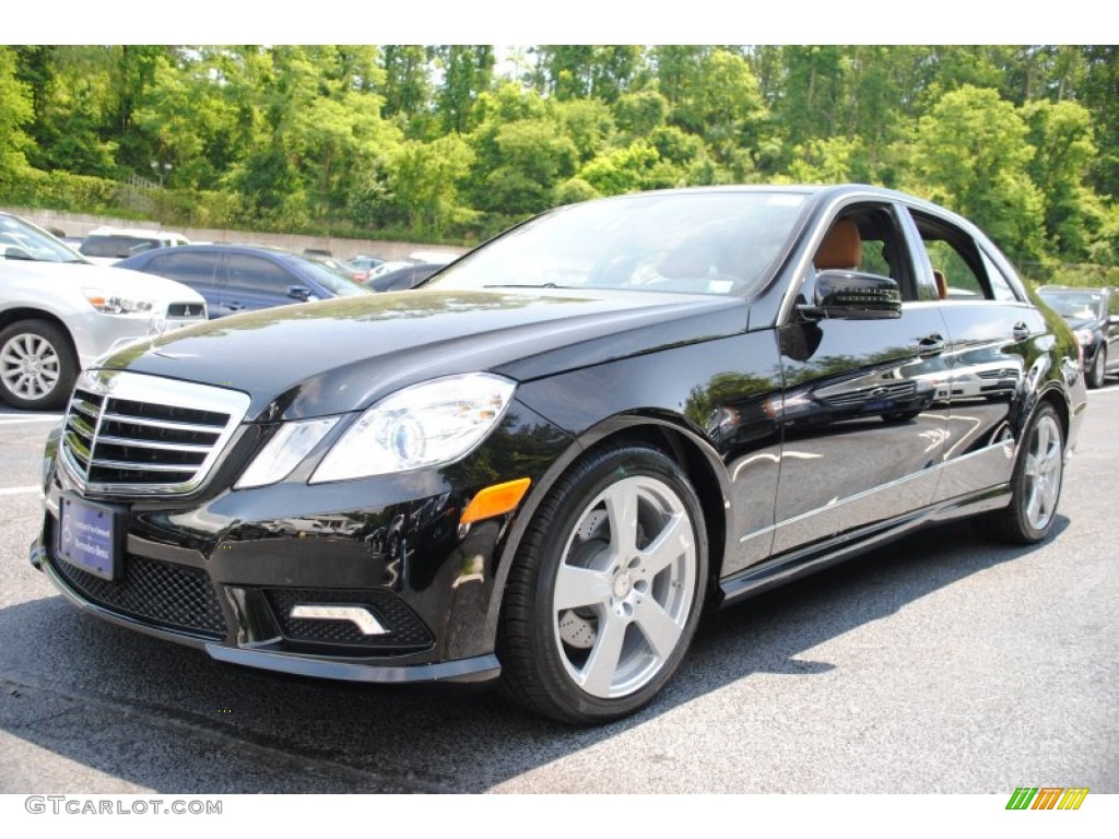 Black 2011 Mercedes-Benz E 350 4Matic Sedan Exterior Photo #66031513