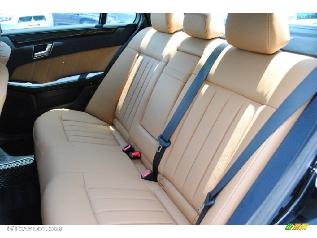Natural Beige/Black Interior 2011 Mercedes-Benz E 350 4Matic Sedan Photo #66031659