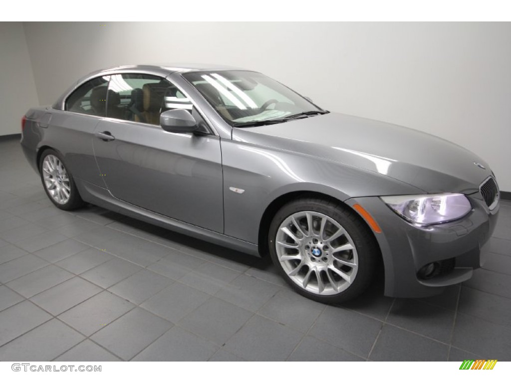 2012 3 Series 328i Convertible - Space Grey Metallic / Saddle Brown photo #6