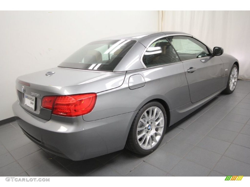 2012 3 Series 328i Convertible - Space Grey Metallic / Saddle Brown photo #8