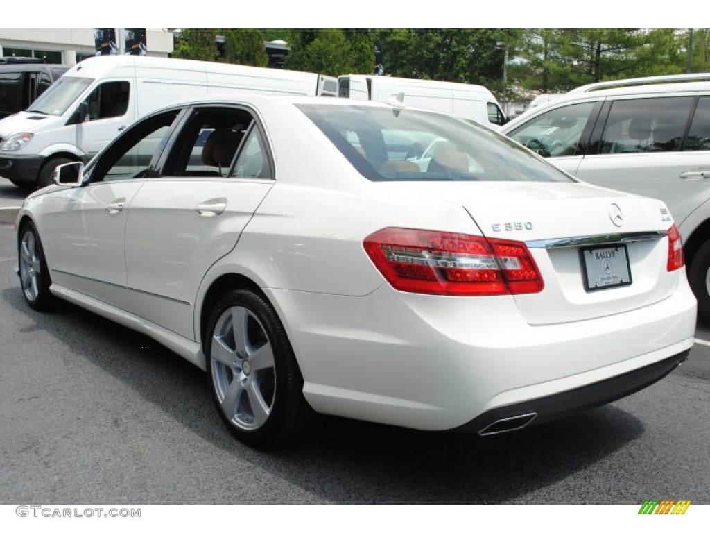2011 E 350 4Matic Sedan - Arctic White / Natural Beige/Black photo #4