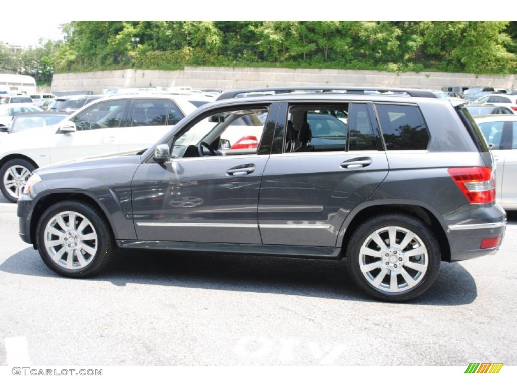 2011 GLK 350 4Matic - Steel Grey Metallic / Black photo #2