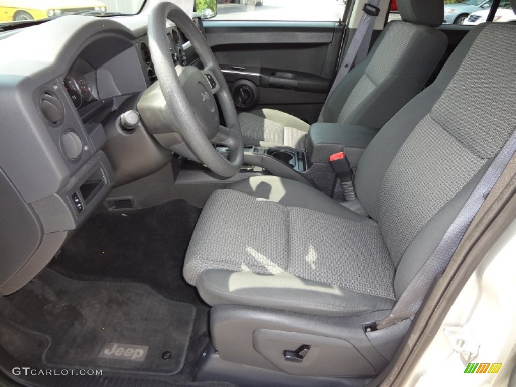 Dark Slate Gray Interior 2008 Jeep Commander Sport Photo #66032466