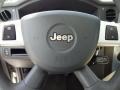 2008 Jeep Commander Dark Slate Gray Interior Steering Wheel Photo