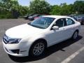 White Suede - Fusion SEL V6 AWD Photo No. 5