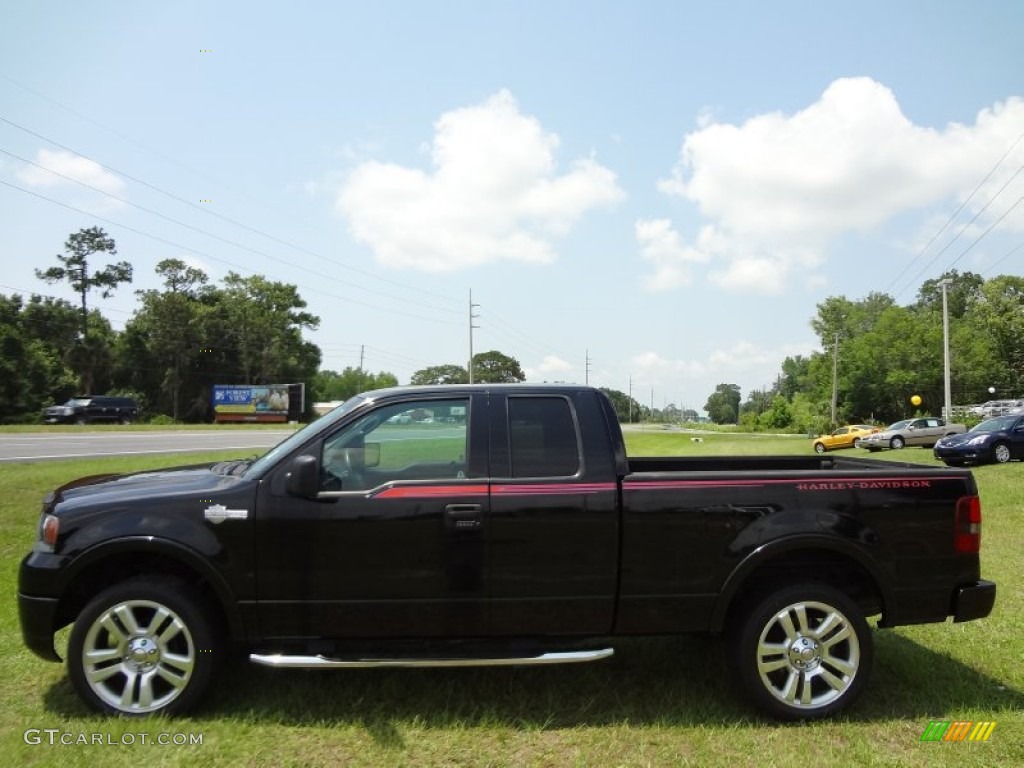 Black 2006 Ford F150 Harley-Davidson SuperCab 4x4 Exterior Photo #66033108