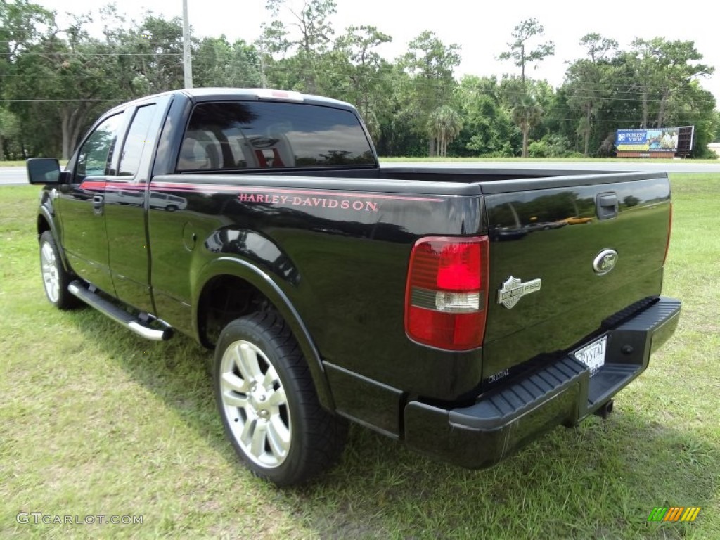 Black 2006 Ford F150 Harley-Davidson SuperCab 4x4 Exterior Photo #66033117