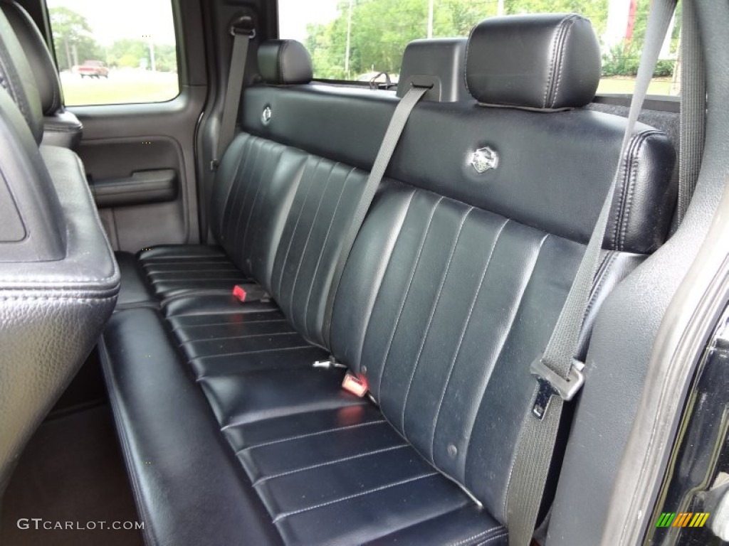 Black Interior 2006 Ford F150 Harley-Davidson SuperCab 4x4 Photo #66033135