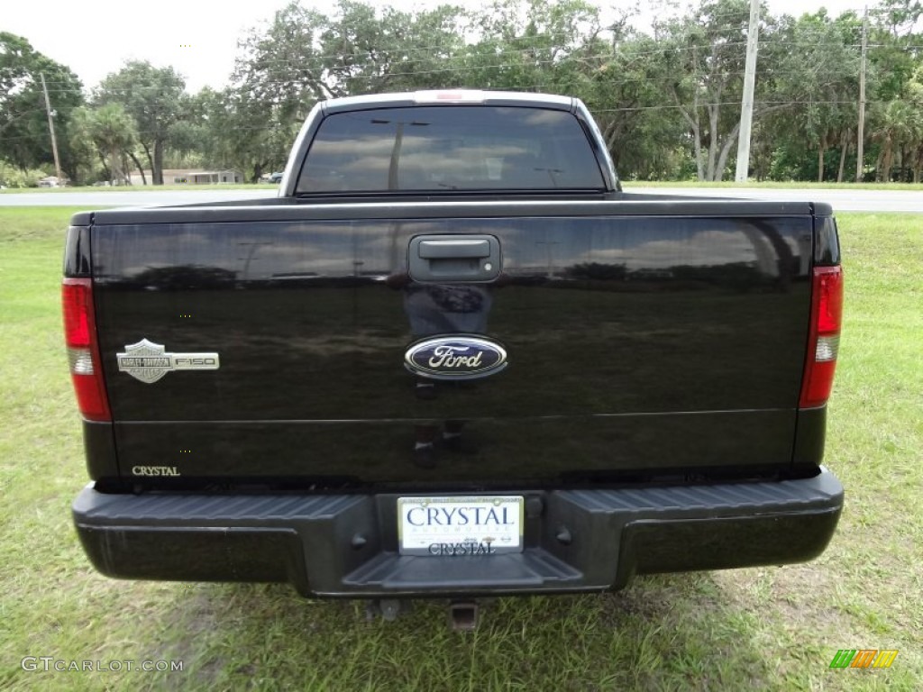2006 F150 Harley-Davidson SuperCab 4x4 - Black / Black photo #7
