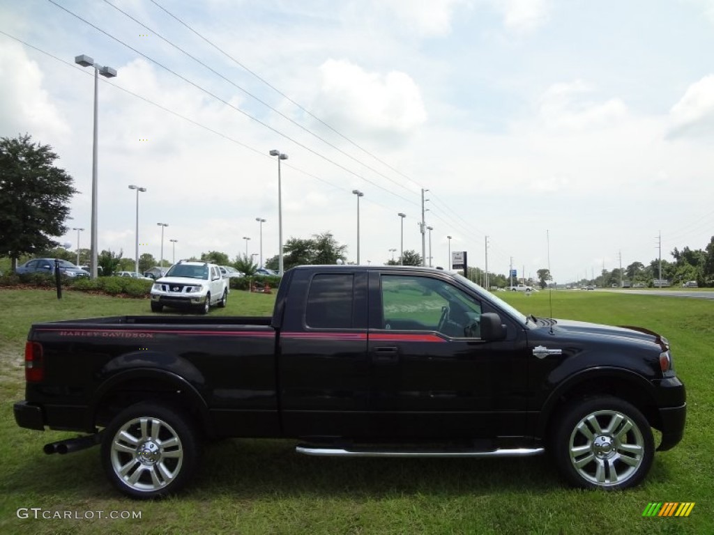 2006 F150 Harley-Davidson SuperCab 4x4 - Black / Black photo #9