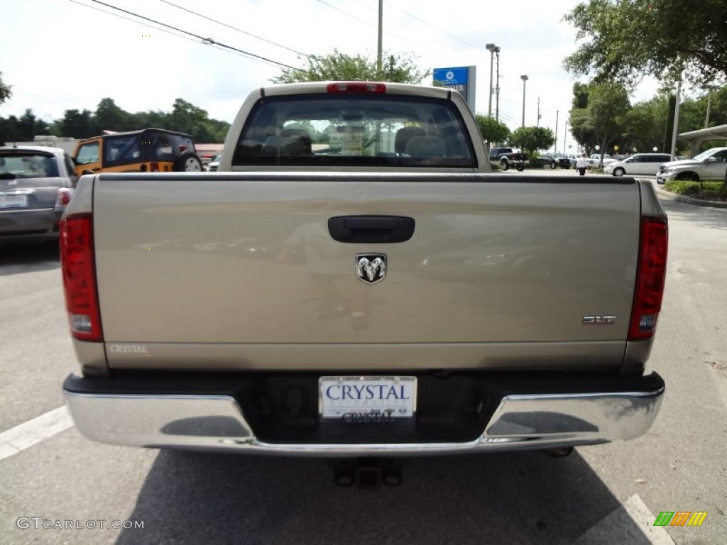 2005 Ram 1500 SLT Quad Cab - Light Almond Pearl / Taupe photo #7