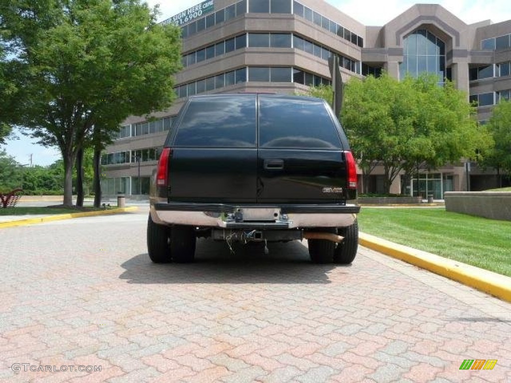 1999 Suburban K1500 SLT 4x4 Dually - Onyx Black / Neutral photo #7