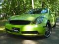 2005 Custom Bright Green Infiniti G 35 Coupe  photo #3