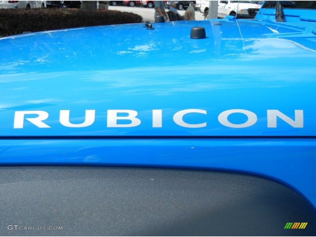 2011 Wrangler Rubicon 4x4 - Cosmos Blue / Black photo #11