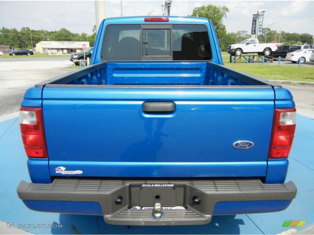 2002 Ranger Edge SuperCab - Bright Island Blue Metallic / Dark Graphite photo #4