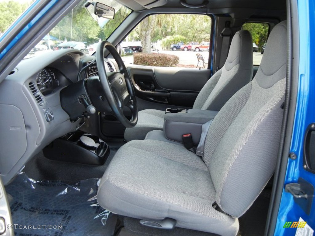 2002 Ranger Edge SuperCab - Bright Island Blue Metallic / Dark Graphite photo #12