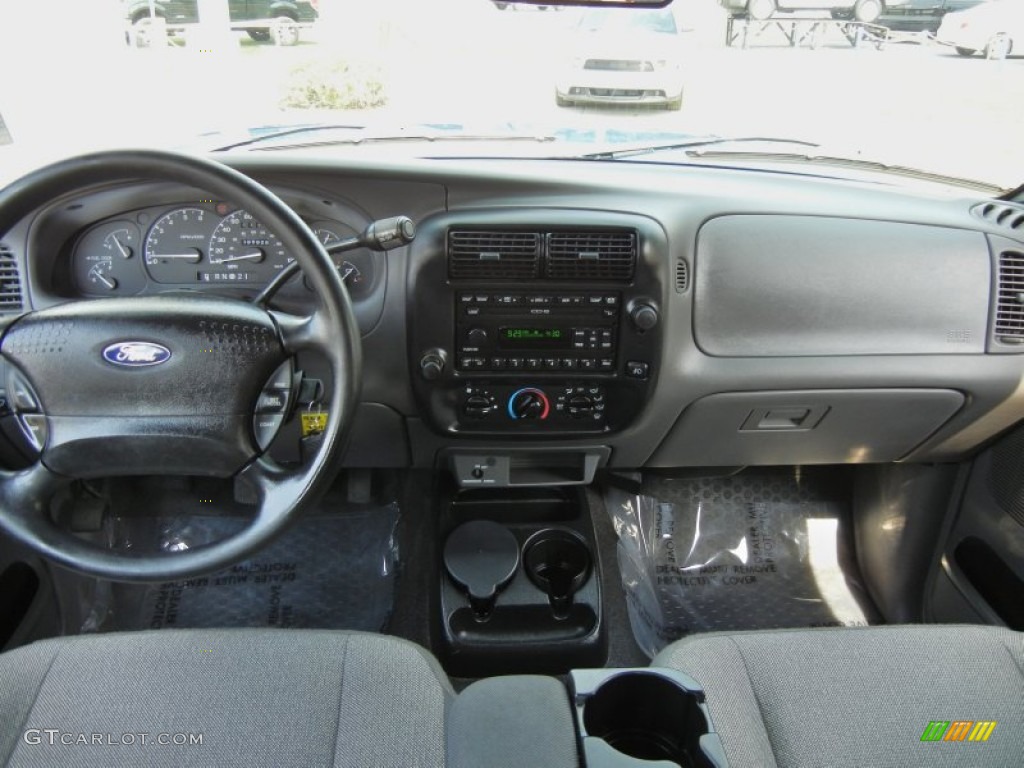 2002 Ranger Edge SuperCab - Bright Island Blue Metallic / Dark Graphite photo #18