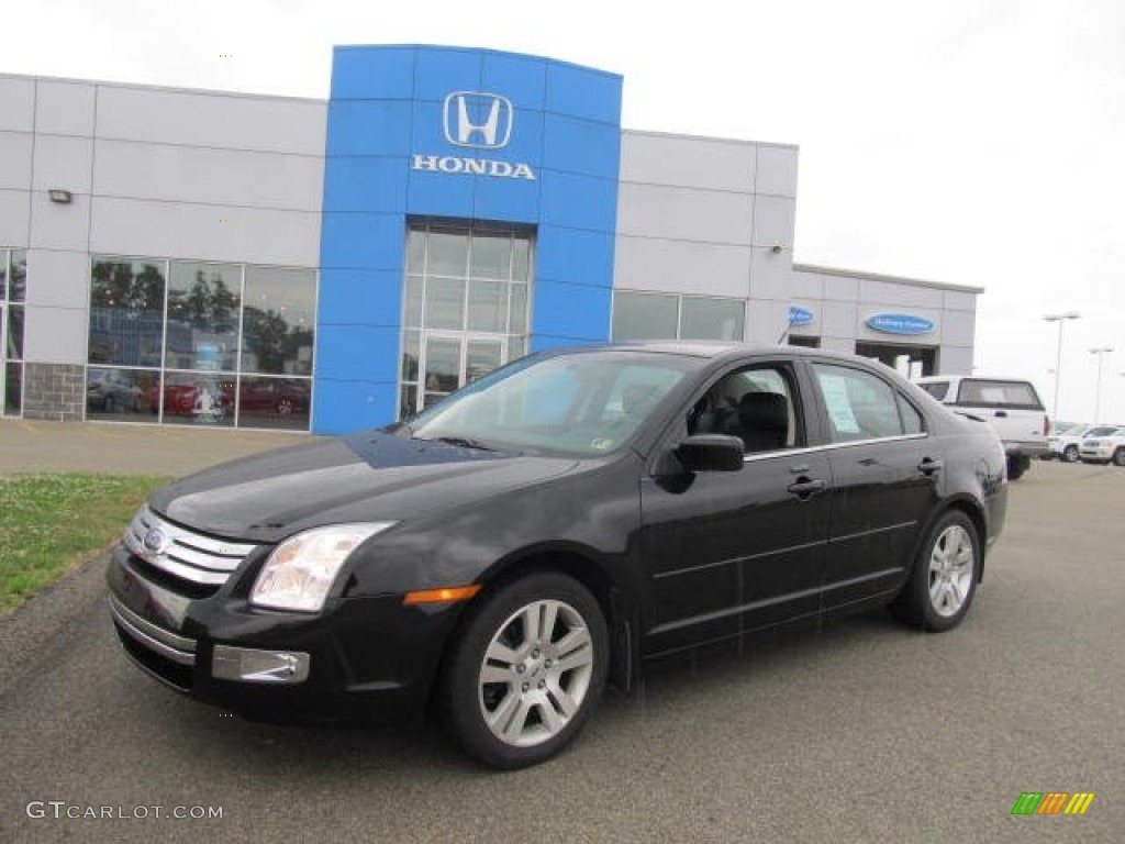 2008 Fusion SEL V6 AWD - Black Ebony / Charcoal Black photo #1
