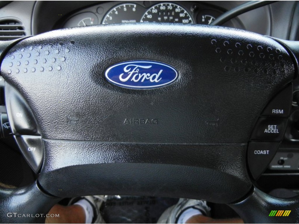 2002 Ranger Edge SuperCab - Bright Island Blue Metallic / Dark Graphite photo #24