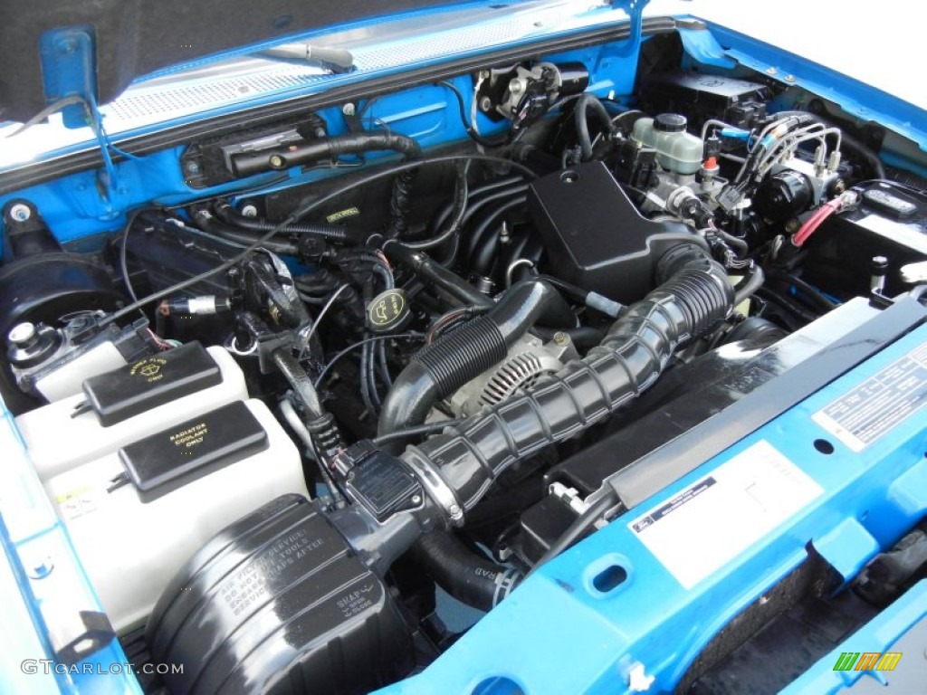 2002 Ford Ranger Edge SuperCab 3.0 Liter OHV 12-Valve Vulcan V6 Engine Photo #66036123