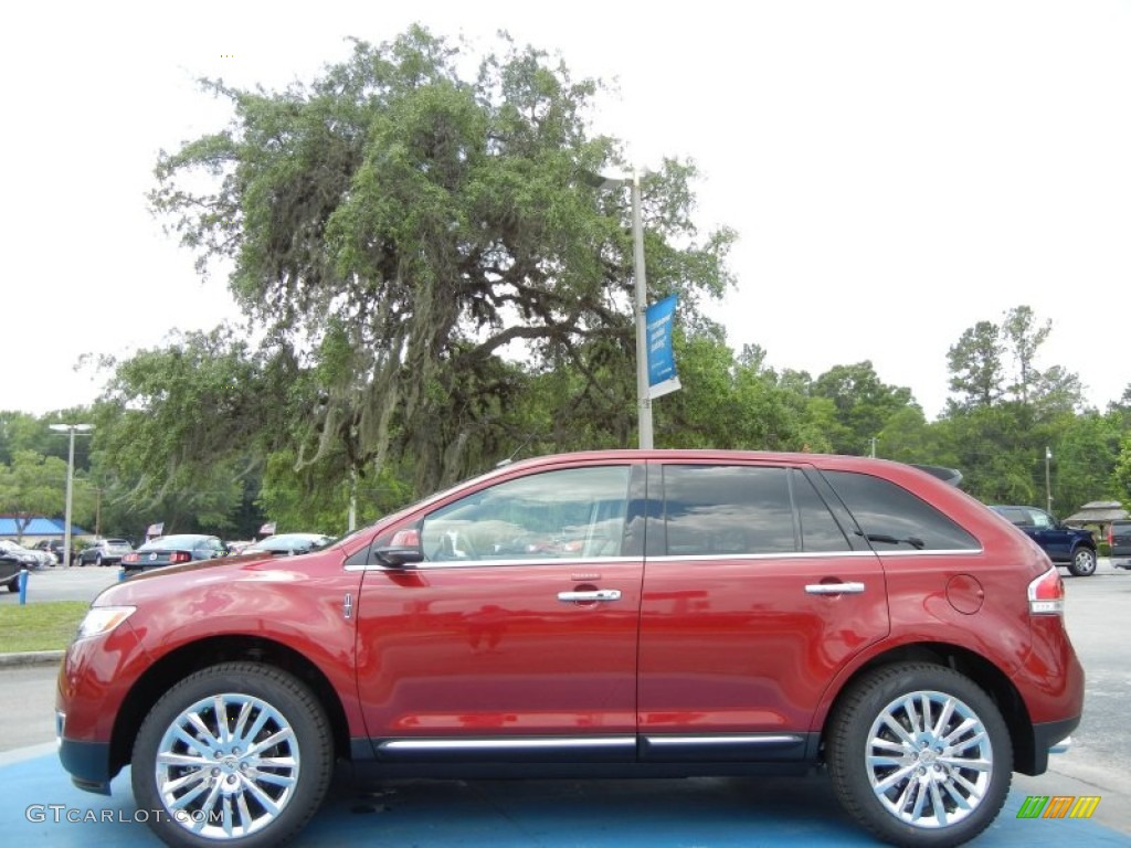 Ruby Red Tinted Tri-Coat 2013 Lincoln MKX FWD Exterior Photo #66036516