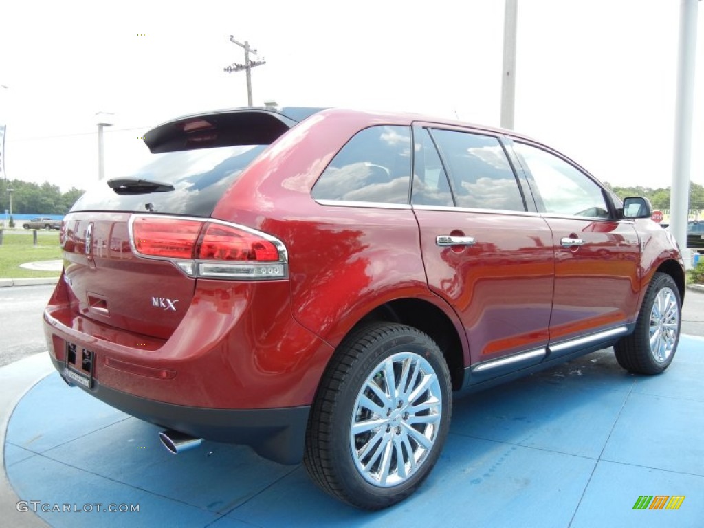 Ruby Red Tinted Tri-Coat 2013 Lincoln MKX FWD Exterior Photo #66036525