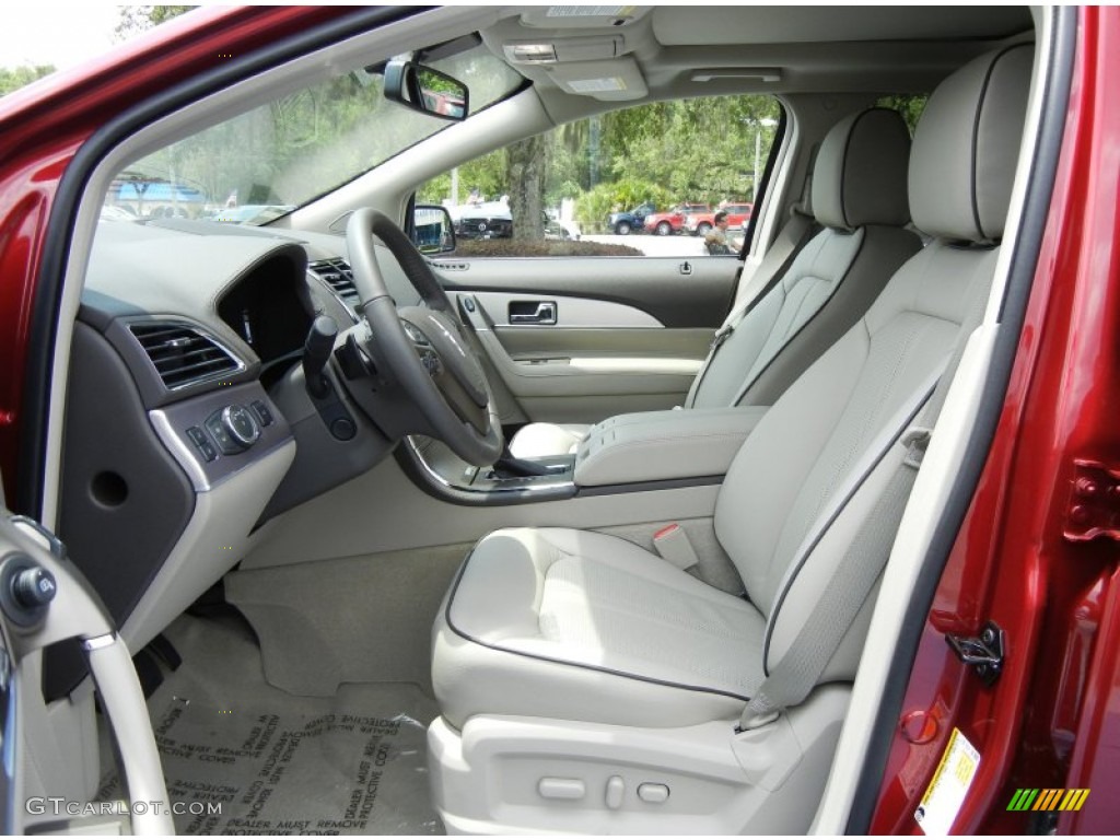 Medium Light Stone Interior 2013 Lincoln MKX FWD Photo #66036546