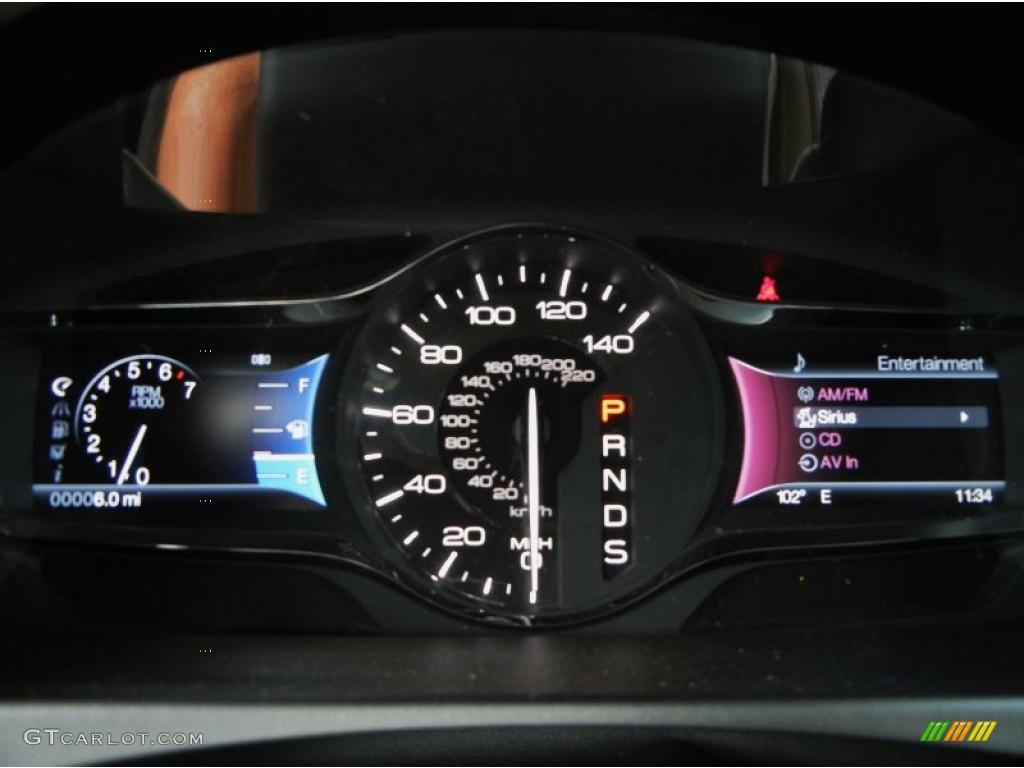 2013 Lincoln MKX FWD Gauges Photo #66036579