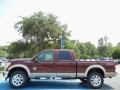 2012 Autumn Red Ford F350 Super Duty Lariat Crew Cab 4x4  photo #2