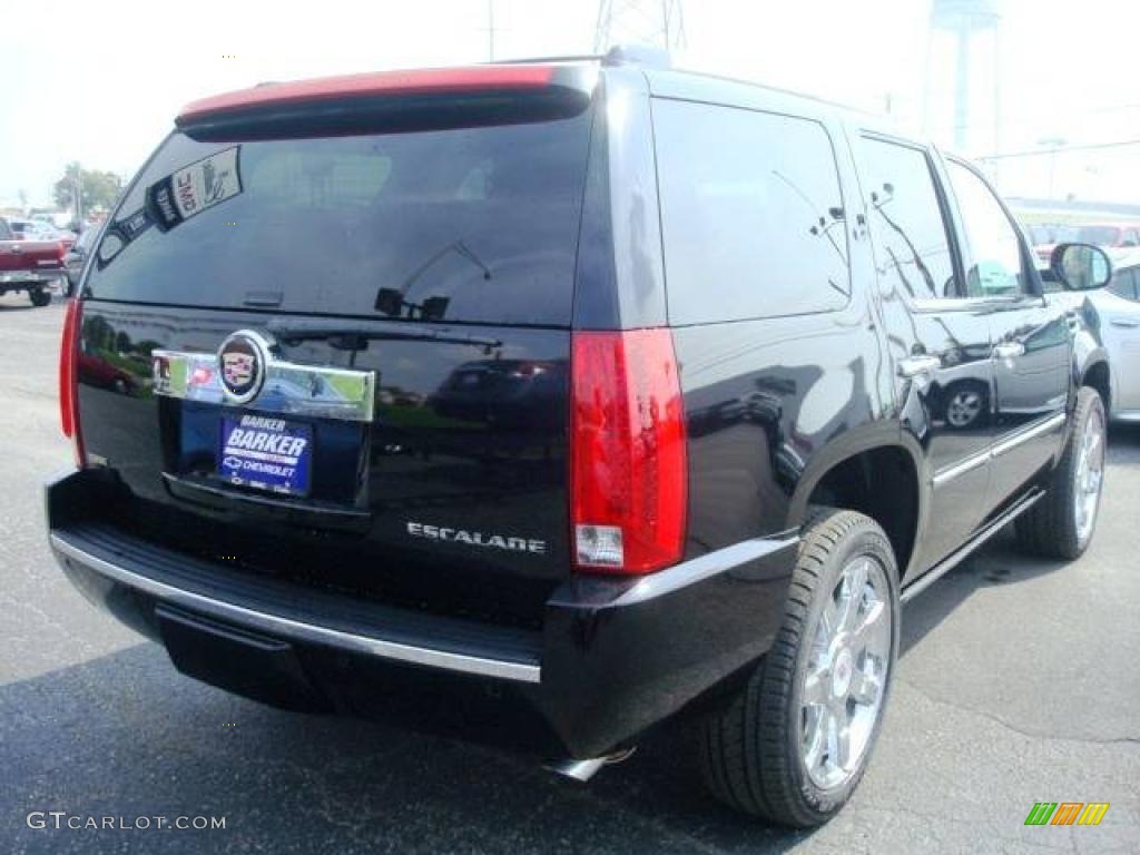 2009 Escalade AWD - Black Raven / Cocoa/Cashmere photo #8