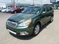 2010 Cypress Green Pearl Subaru Outback 2.5i Limited Wagon  photo #3