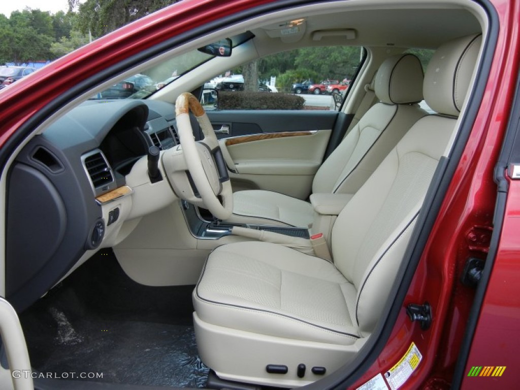 2012 MKZ Hybrid - Red Candy Metallic / Light Camel photo #5