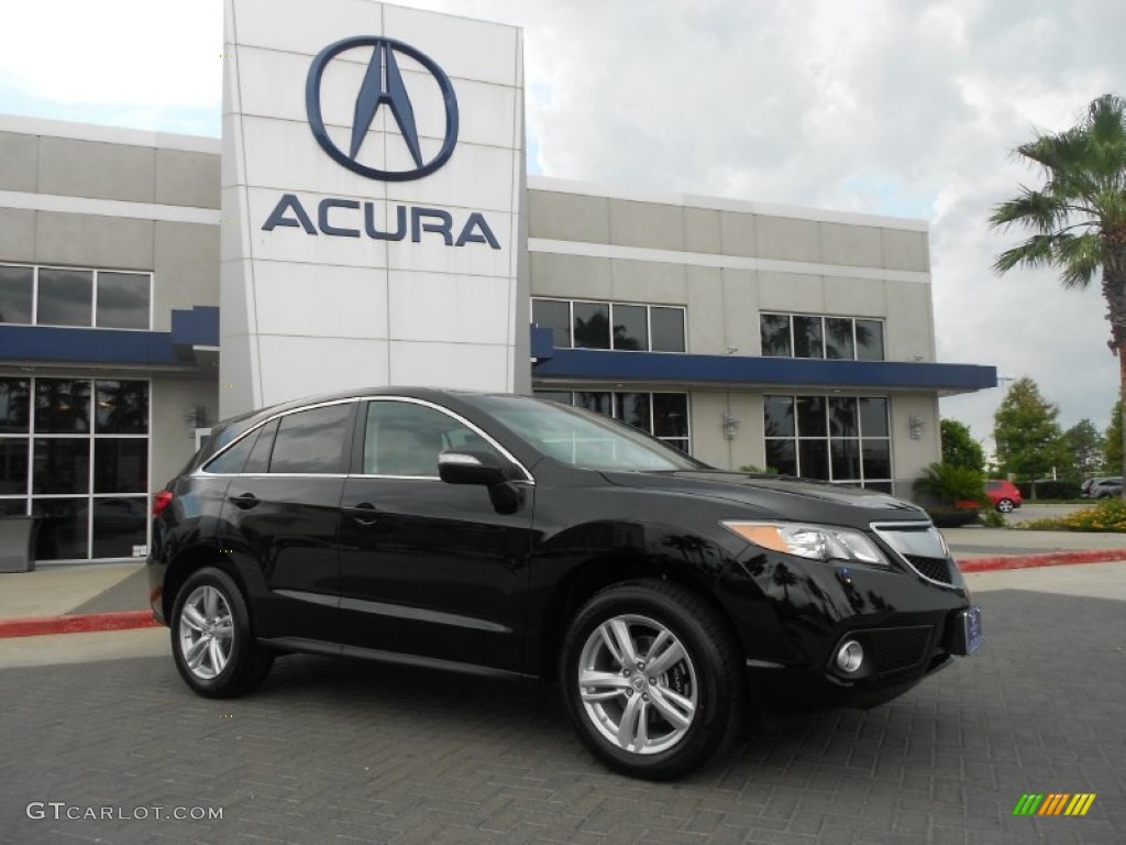 Crystal Black Pearl 2013 Acura RDX Technology Exterior Photo #66037654