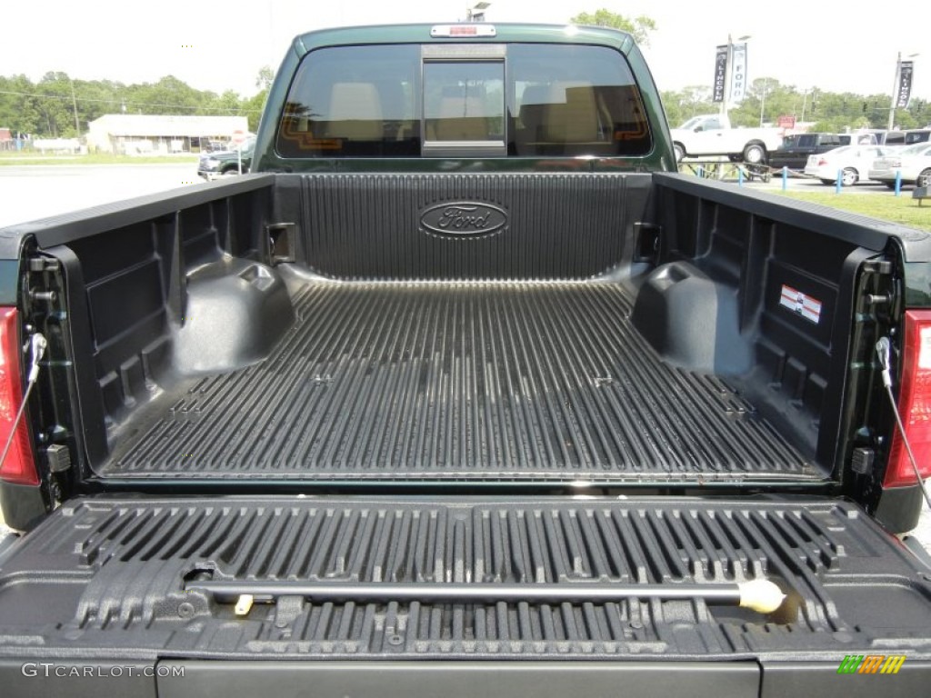 2012 F350 Super Duty Lariat Crew Cab 4x4 - Green Gem Metallic / Adobe photo #11