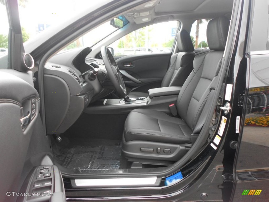 Ebony Interior 2013 Acura RDX Technology Photo #66037740