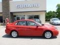 2008 Lightning Red Subaru Impreza 2.5i Sedan  photo #11