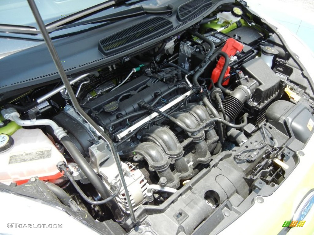 2012 Ford Fiesta SE Hatchback 1.6 Liter DOHC 16-Valve Ti-VCT Duratec 4 Cylinder Engine Photo #66038322