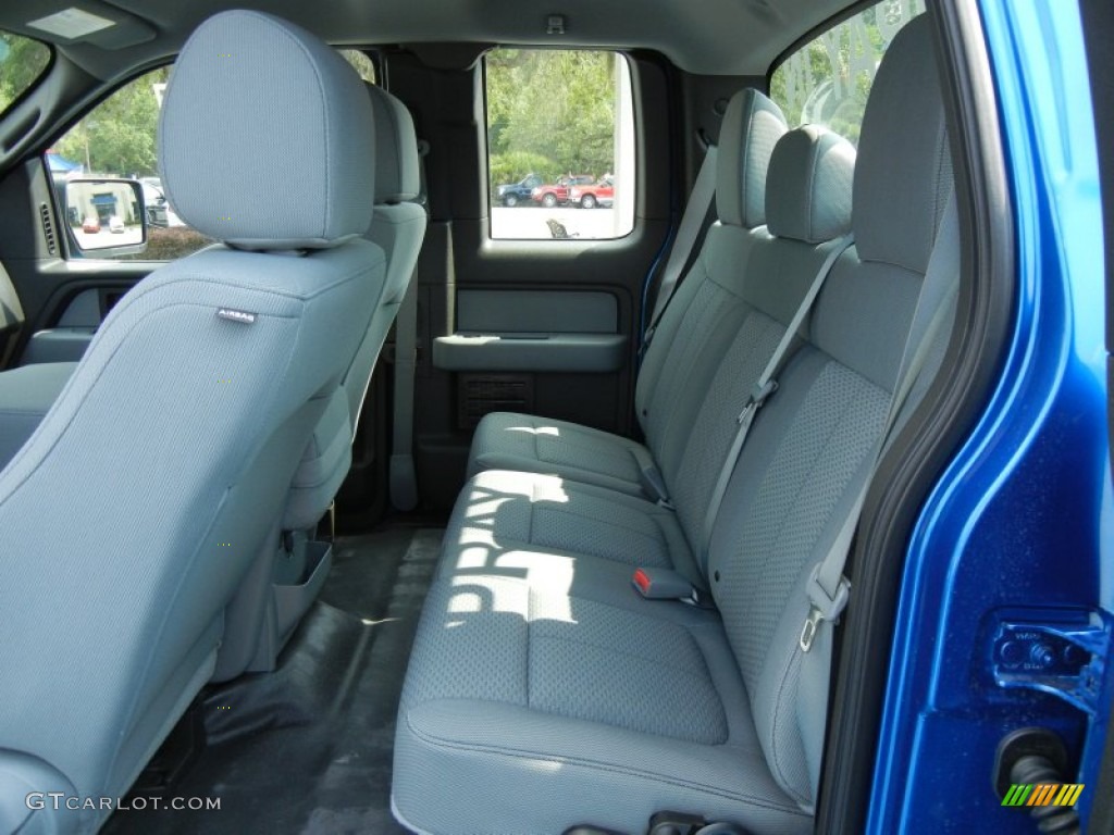 2012 F150 STX SuperCab - Blue Flame Metallic / Steel Gray photo #6