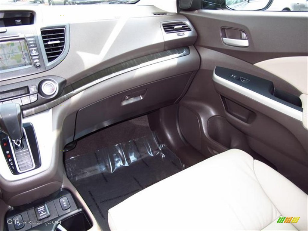 2012 CR-V EX-L - Opal Sage Metallic / Beige photo #19