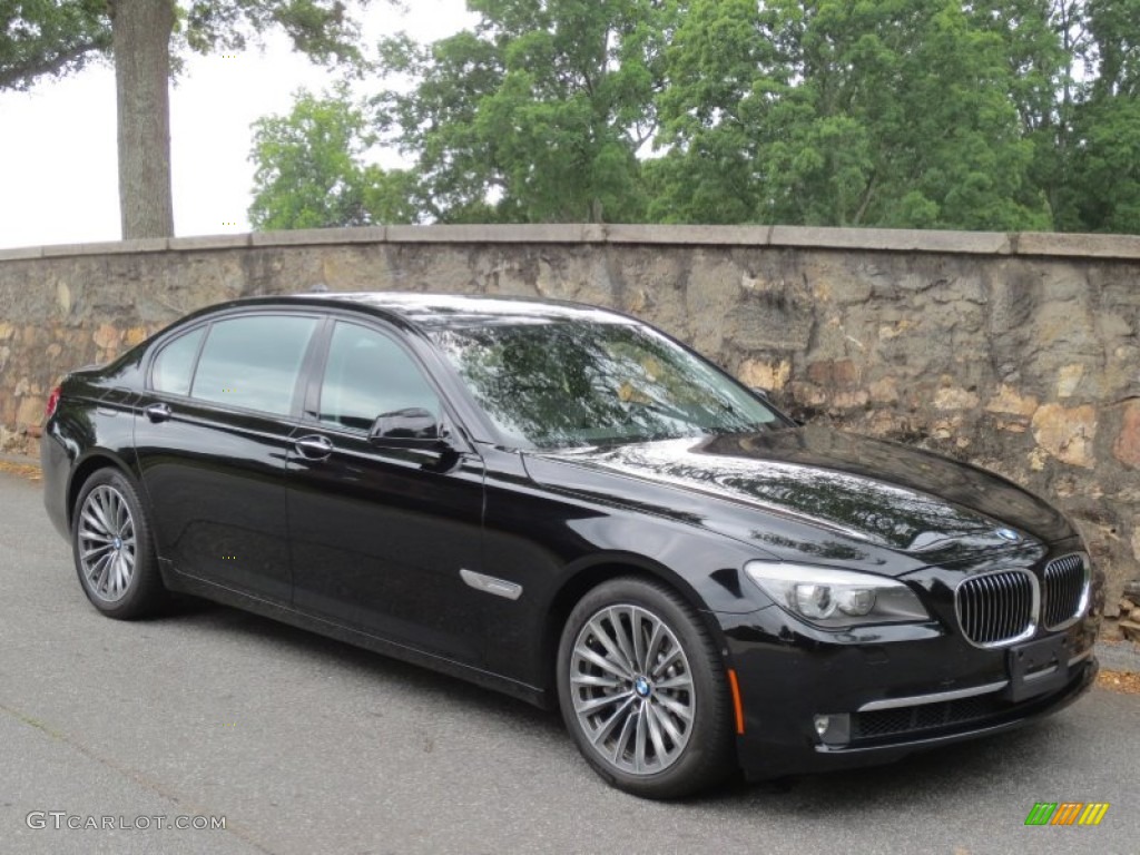 Jet Black 2009 BMW 7 Series 750Li Sedan Exterior Photo #66038445