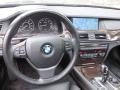 Black Nappa Leather Steering Wheel Photo for 2009 BMW 7 Series #66038547