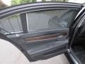 Black Nappa Leather 2009 BMW 7 Series 750Li Sedan Door Panel