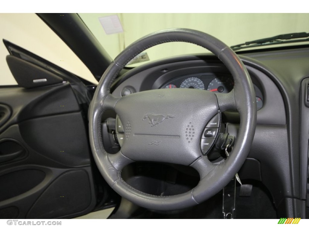 2002 Mustang GT Convertible - Black / Dark Charcoal photo #50