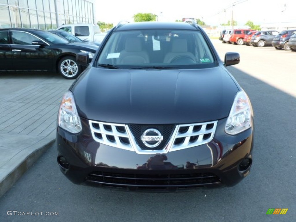 2012 Rogue SV AWD - Black Amethyst / Gray photo #2