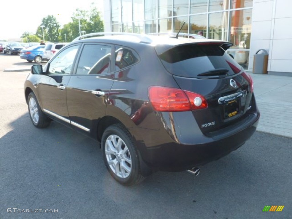 2012 Rogue SL AWD - Black Amethyst / Gray photo #5