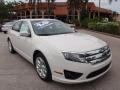 White Suede 2011 Ford Fusion SE Exterior