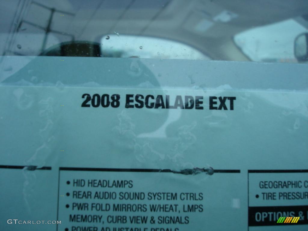 2008 Escalade EXT AWD - White Diamond / Cocoa/Light Cashmere photo #51
