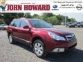 2012 Ruby Red Pearl Subaru Outback 2.5i  photo #1