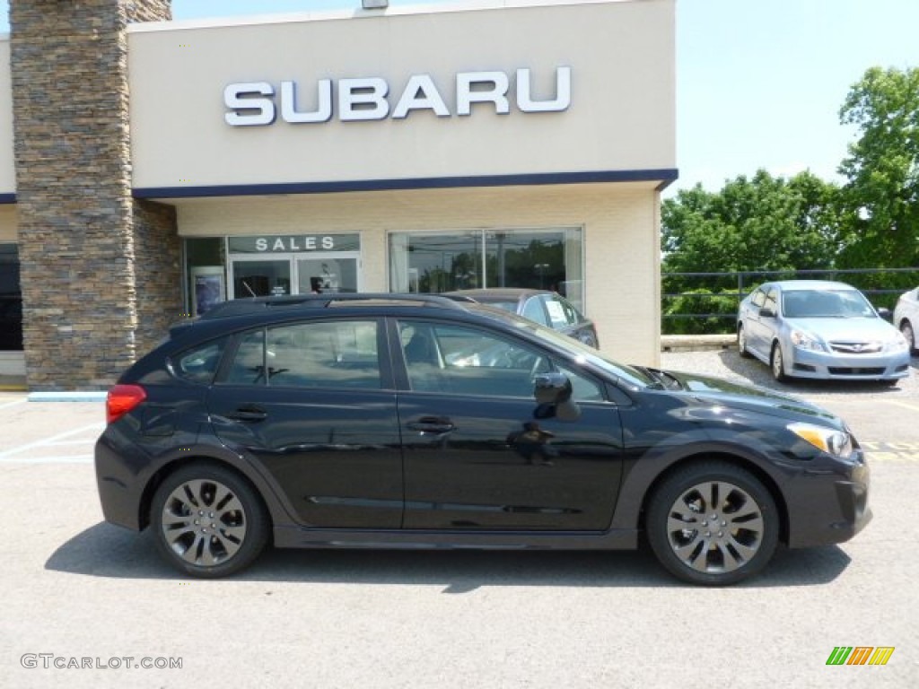 Obsidian Black Pearl 2012 Subaru Impreza 2.0i Sport Limited 5 Door Exterior Photo #66042135