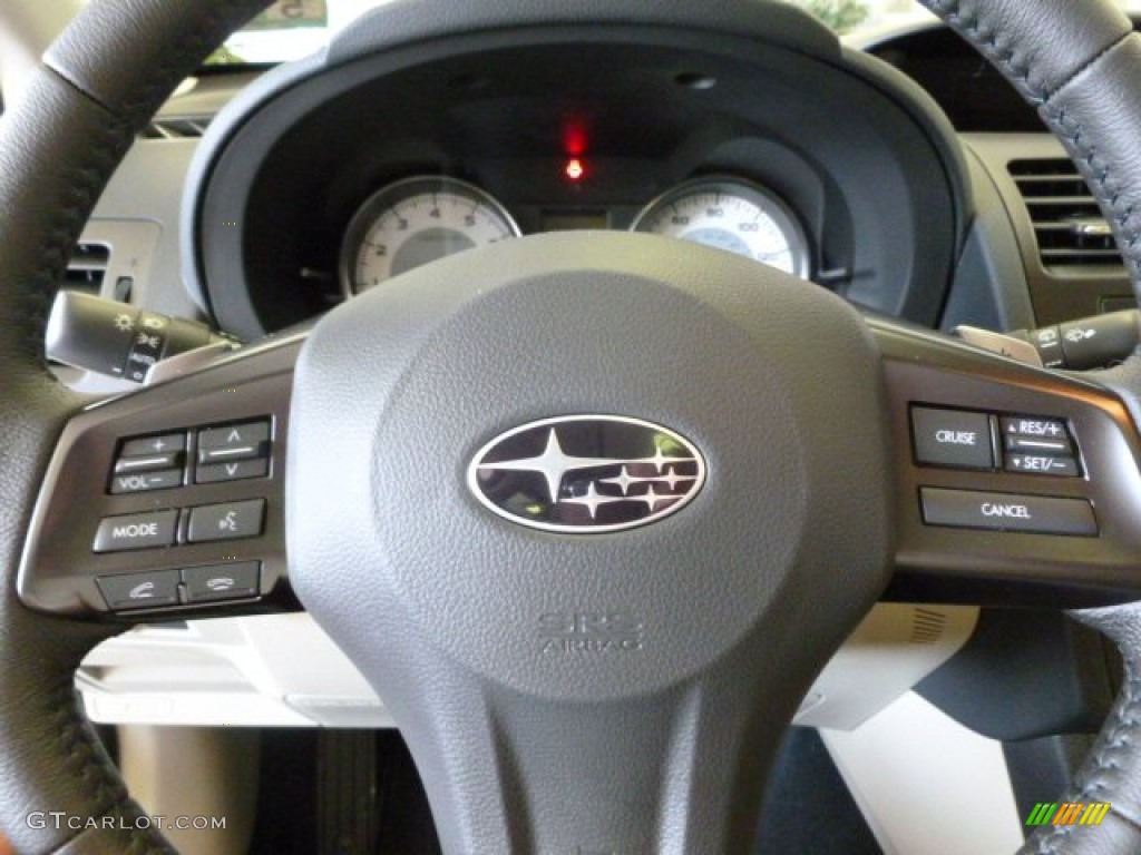 2012 Subaru Impreza 2.0i Sport Limited 5 Door Ivory Steering Wheel Photo #66042228